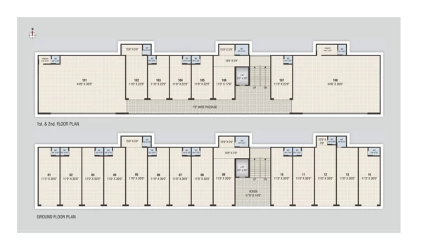 Crystal Icon 1 Commercial Floor Plan